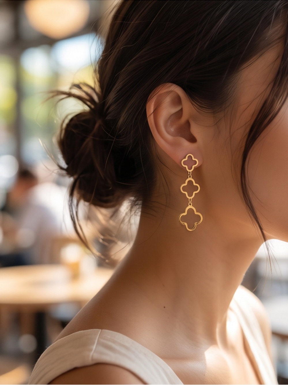 Unbranded Gold  Drop Earrings - Elegant Women Jewelry